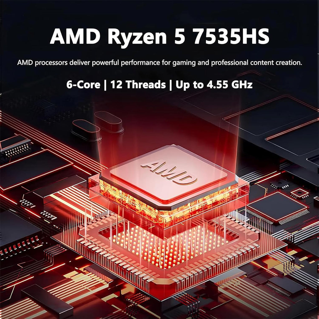 MSI Thin 15 15.6'144Hz Gaming Laptop，AMD R5-7535HS，RTX 4050，Window 11，w/HDMI (32GB RAM | 2TB PCIe SSD)