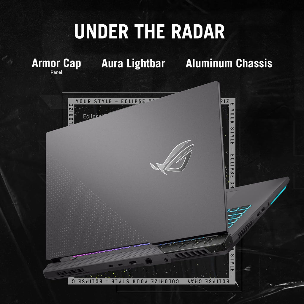 ASUS ROG Strix G17 Gaming Laptop, 17.3' FHD 1920 * 1080 144Hz, AMD Ryzen 9 7845HX, GeForce RTX 4070, 32GB DDR5 RAM, 1TB PCIe M.2 SSD, Wi-Fi 6, RGB Backlit Keyboard, Windows 11 Home, Black
