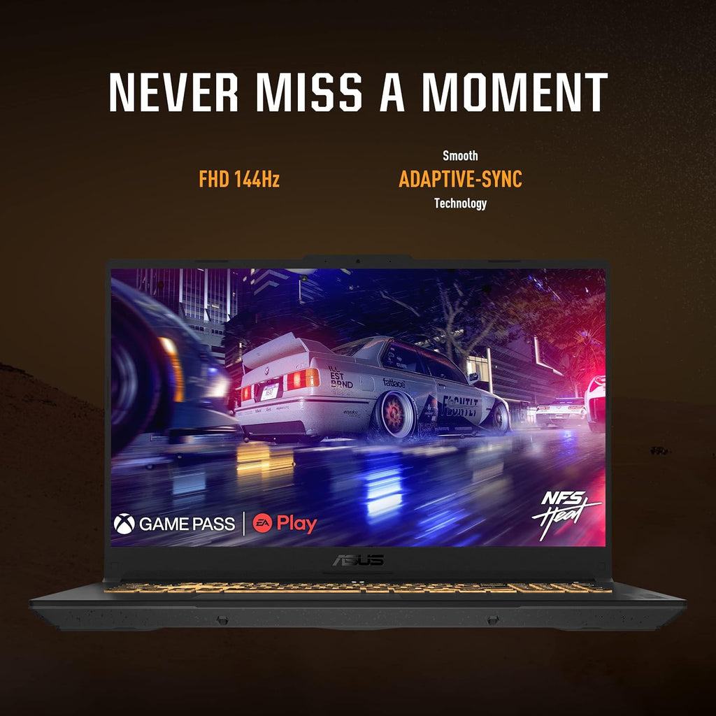 ASUS TUF Gaming F17 (2023) Gaming Laptop, 17.3â€ FHD 144Hz Display, GeForce RTX 3050, Intel Core i5-12500H, 16GB DDR4, 512GB PCIe SSD, Wi-Fi 6, Windows 11, FX707ZC-ES53,Mecha Gray