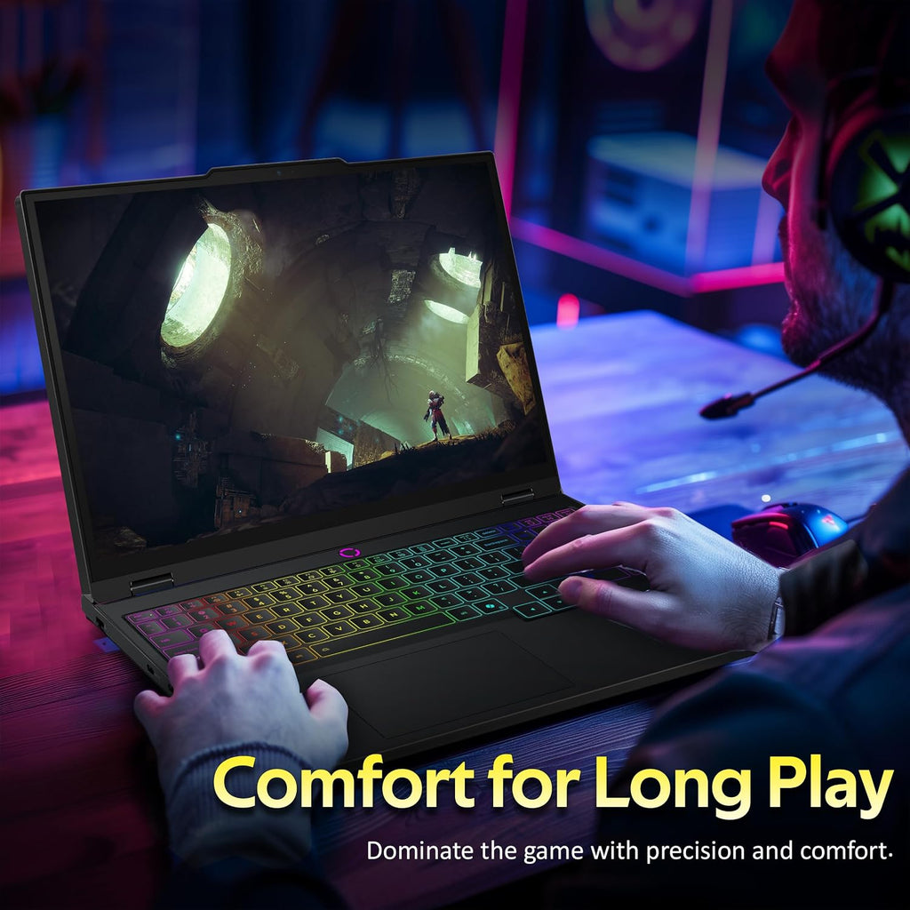 Lenovo Legion 5 15.1' WQXGA 165Hz Gaming Laptop, Intel i9-14900HX, RTX 5070 8GB GDDR7, 32GB DDR5, 2TB SSD, 24-Zone RGB Backlit Keyboard, 5.0MP Camera, Wi-Fi 7, Win 11, Black, 1TB Docking Station Set