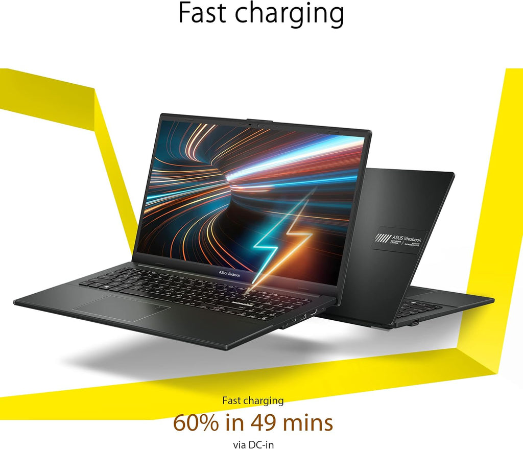 ASUS 2023 Vivobook Go 15 Laptop, 15.6' FHD Display, AMD Ryzen 5 7520U Processor, 8GB RAM, 512GB SSD, Windows 11 Home, Mixed Black, E1504FA-AS52