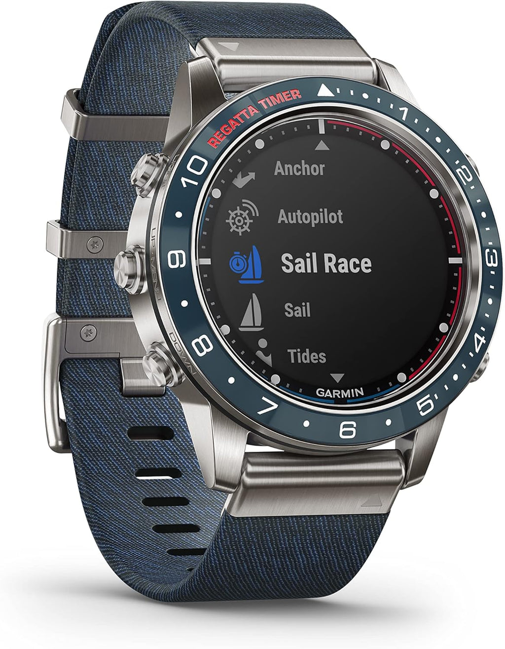 Garmin MARQ Captain, Men's Luxury Tool Watch with Advanced Nautical Features, Track Wind Speed, Direction, Temperature and Tide Information