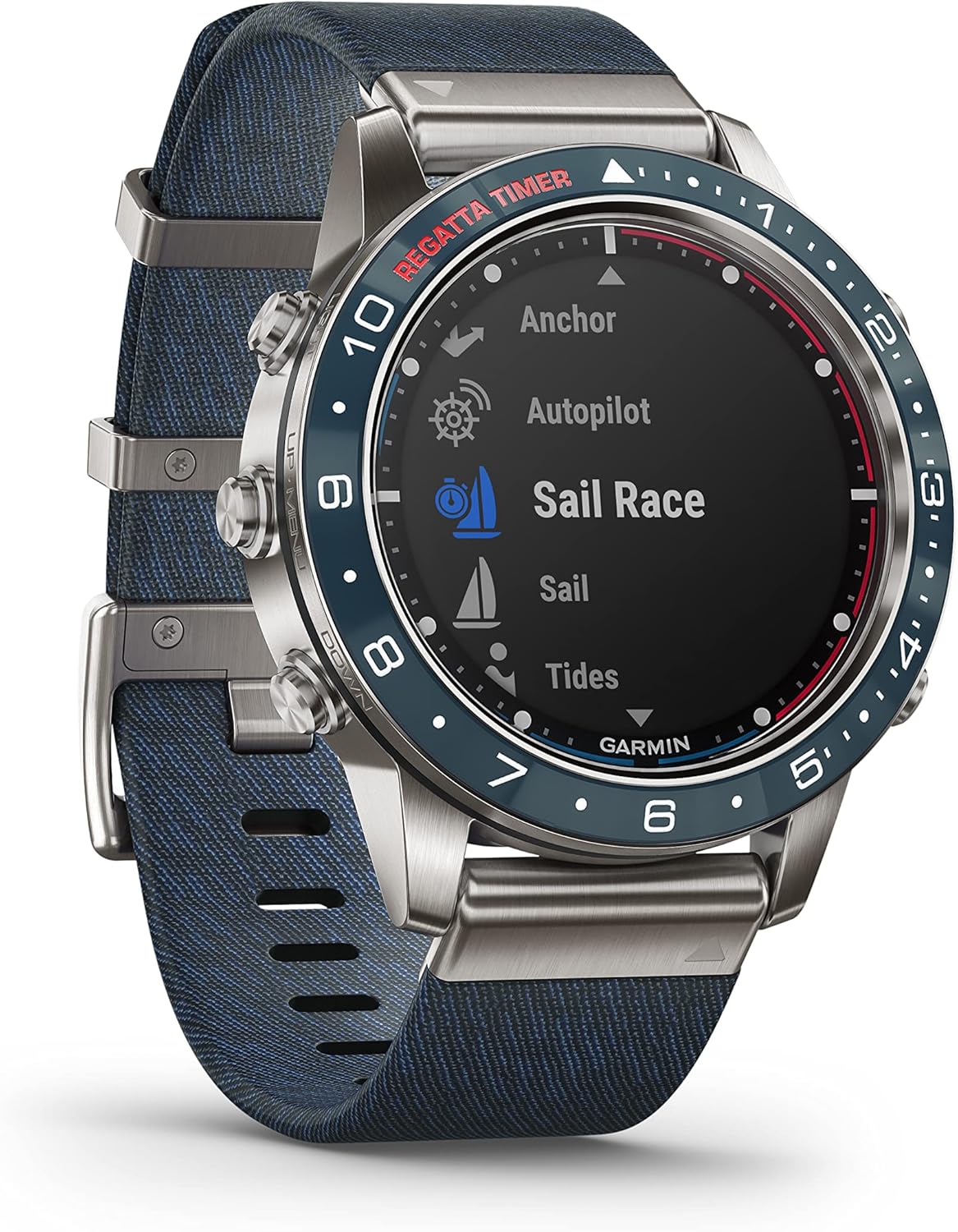 Garmin MARQ Captain, Men's Luxury Tool Watch with Advanced Nautical Features, Track Wind Speed, Direction, Temperature and Tide Information