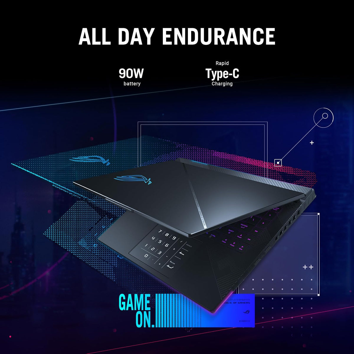 ASUS ROG Strix Scar 16 (2024) Gaming Laptop, 16' Nebula HDR 16:10 QHD 240Hz/3ms, 1100 nits, Mini LED Display, GeForce RTX 4080, Intel Core i9-14900HX, 32GB DDR5, 1TB SSD, Windows 11 Pro, G634JZR-XS96