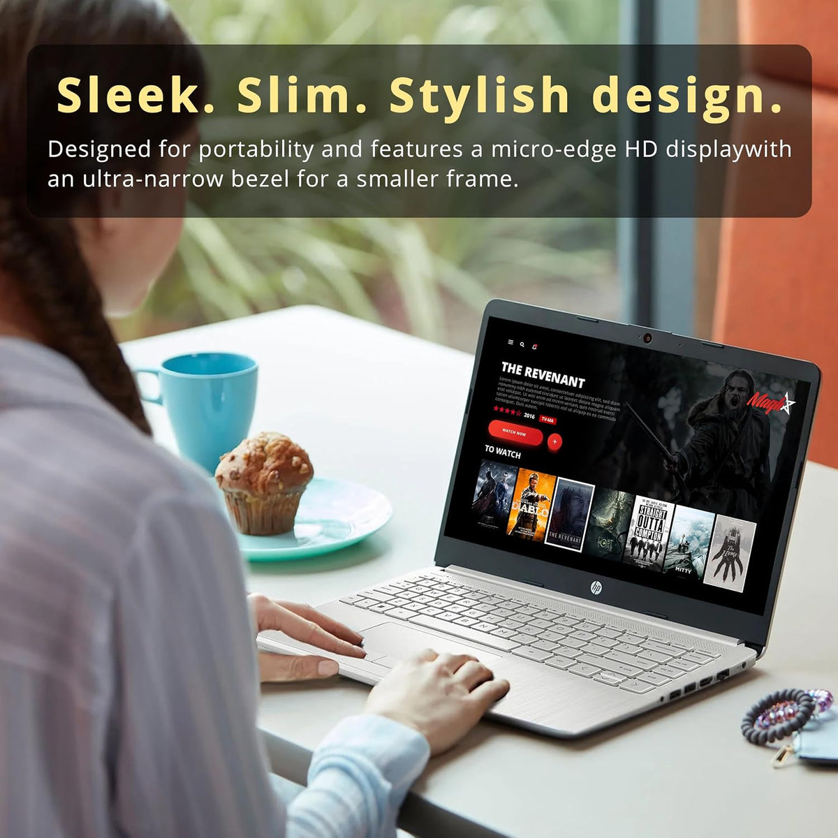 HP Stream 14' HD BrightView Laptop, Intel Celeron N4120 Processor, 4GB RAM, 64GB SSD, Intel UHD Graphics, 720p Webcam, WiFi, HDMI, Win 11 S, Silver (Renewed)