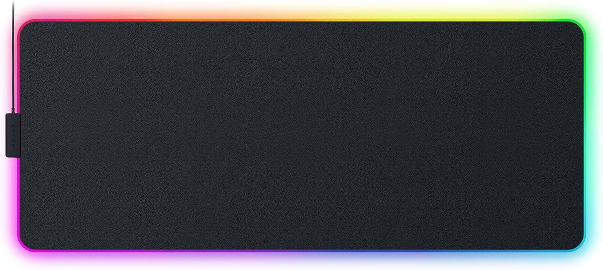 Razer Strider Chroma Hybrid Gaming Mouse Mat with Razer Chroma RGB: Hybrid Soft/Hard Mat - 19 Razer Chroma RGB Lighting Zones - Warp and Water-Resistant - Anti-Slip Base - Seamless Edges XXLarge