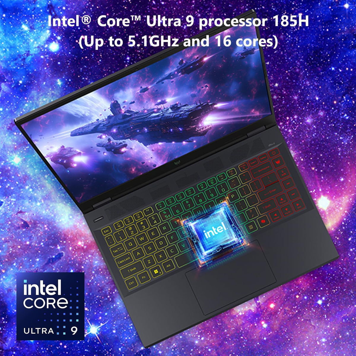 Acer Predator Helios Neo 14 Gaming Laptop | 14.5' WQXGA+ IPS 165Hz Display | AI-Powered | Intel Core Ultra 9 Processor 185H | NVIDIA GeForce RTX 4070 | 16GB LPDDR5X | 1TB Gen 4 SSD | PHN14-51-90NF