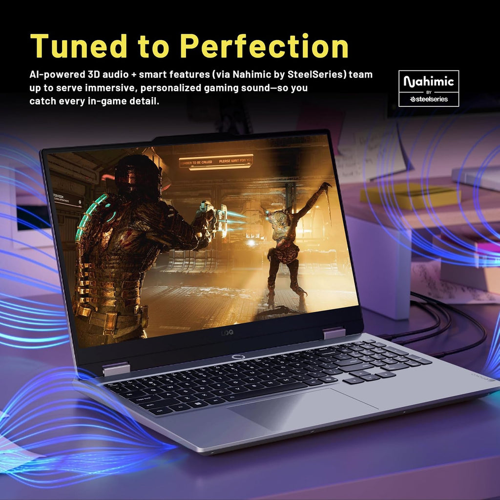 Lenovo LOQ 15.6' FHD 144Hz Gaming Laptop, AMD Ryzen 7 250, GeForce RTX 5050 8GB GDDR7, 16GB DDR5, 1.5TB Storage (512GB SSD+1TB Docking Station Set), Backlit Keyboard, Wi-Fi 6, Win 11 Pro, Gray