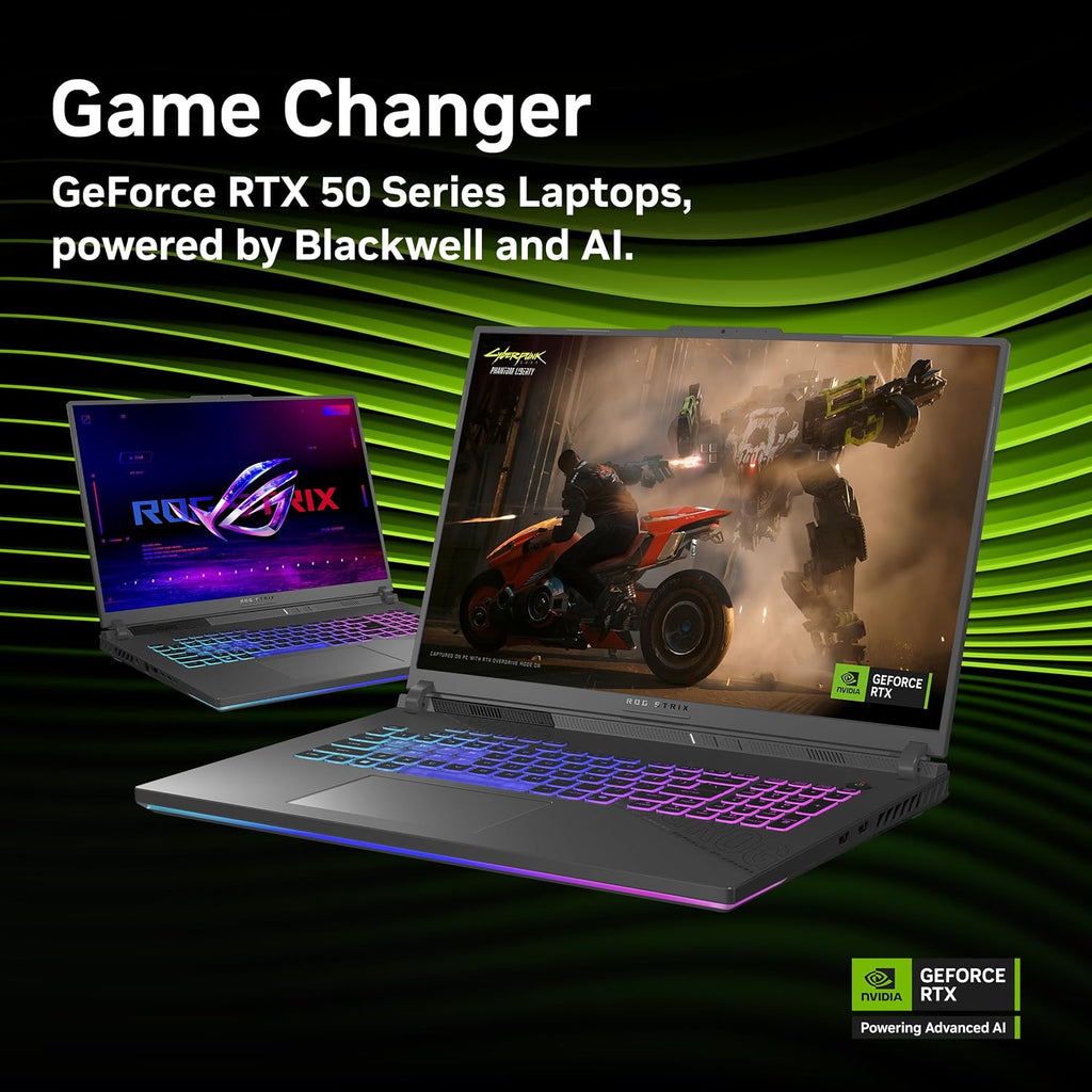 ASUS ROG Strix G18 ROG Nebula Display 2.5K 240Hz 3ms 18' Gaming Laptop AMD Ryzen 9 8940HX 16GB RAM 1TB SSD NVIDIA GeForce RTX 5070 Eclipse Grey