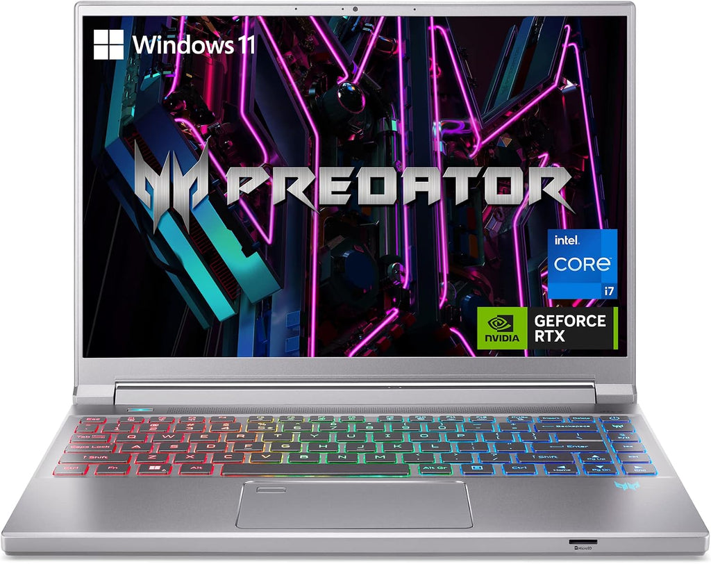 Acer Predator Triton 14 Gaming/Creator Laptop | 13th Gen Intel i7-13700H | NVIDIA GeForce RTX 4050 | 14' WUXGA 165Hz G-SYNC Display | 16GB LPDDR5 | 512GB PCIe Gen 4 SSD | Killer WiFi 6E | PT14-51-78B4