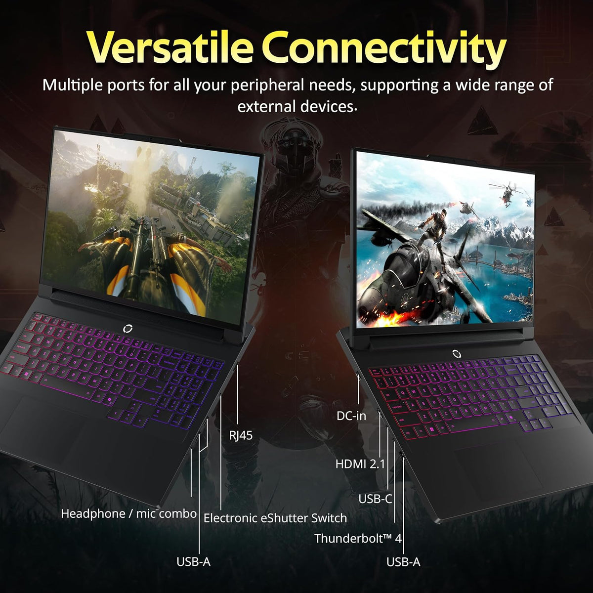 Lenovo Legion Pro 7i 16' WQXGA 240Hz Gaming Laptop, Intel Ultra 9 275HX, GeForce RTX 5090 24GB GDDR7, 64GB DDR5, 3TB Storage (2TB SSD+1TB Docking Station), Backlit Keyboard, Wi-Fi 7, Win 11 Pro, Black