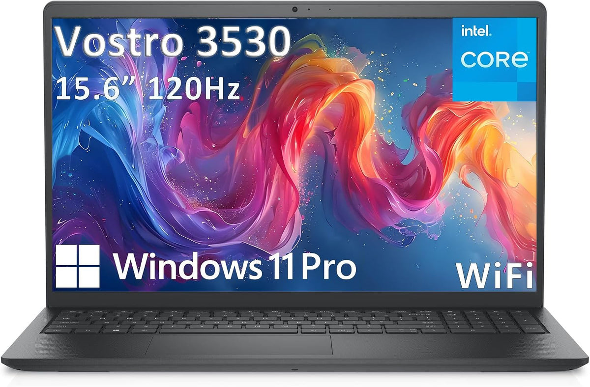 Dell Vostro 3530 15.6' Laptop Computer for Business, 13th Gen Intel 5-Core Processor, 120Hz FHD, 32GB DDR4 RAM, 1TB PCIe SSD, WiFi, Bluetooth, Type-C, HDMI, RJ45, Windows 11 Pro