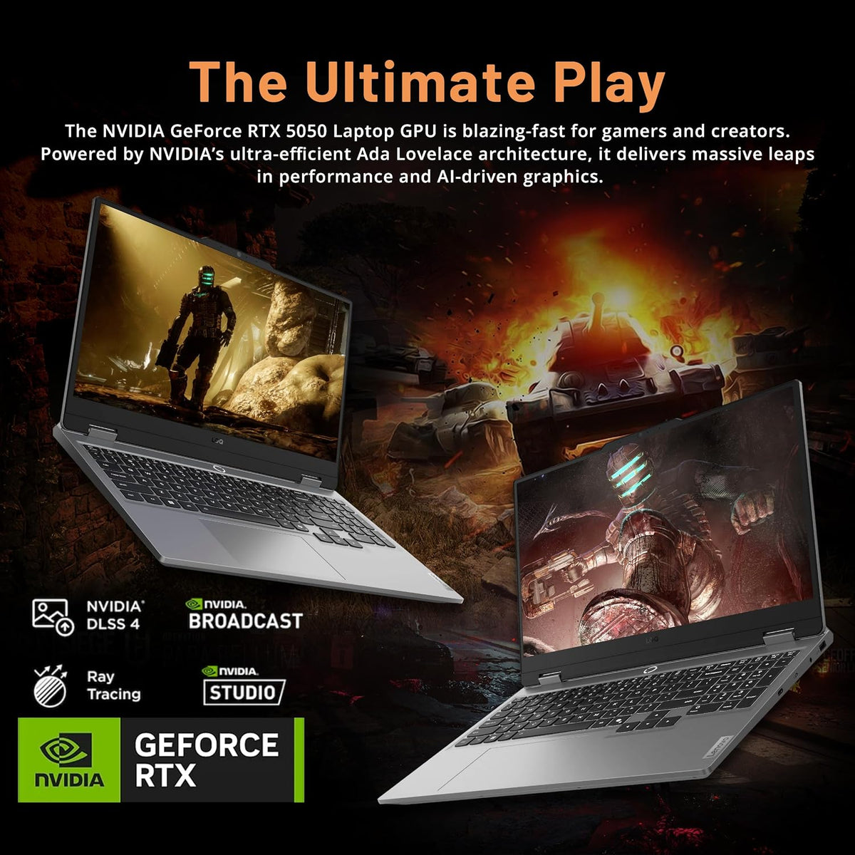 Lenovo LOQ 15.6' FHD 144Hz Gaming Laptop, AMD Ryzen 7 250, GeForce RTX 5050 8GB GDDR7, 16GB DDR5, 1.5TB Storage (512GB SSD+1TB Docking Station Set), Backlit Keyboard, Wi-Fi 6, Win 11 Pro, Gray