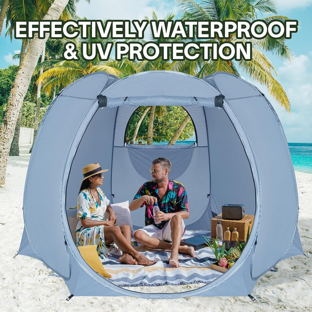 Alvantor® Pop Up Screen Tent House Room Instant Outdoor Camping Canopy Sun Shelter Gazebo for Patio, Backyard & Deck, Privacy Tent(2-10 People, 8'x8' 10'x10' 12'x12')
