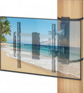 ZeboZap 37'–70' TVs | Outdoor Full Motion Dual Arm TV Mount Fits Pillars & Poles, Weatherproof No Drill Gazebo TV Mount, VESA 600x400, Holds 77 lbs