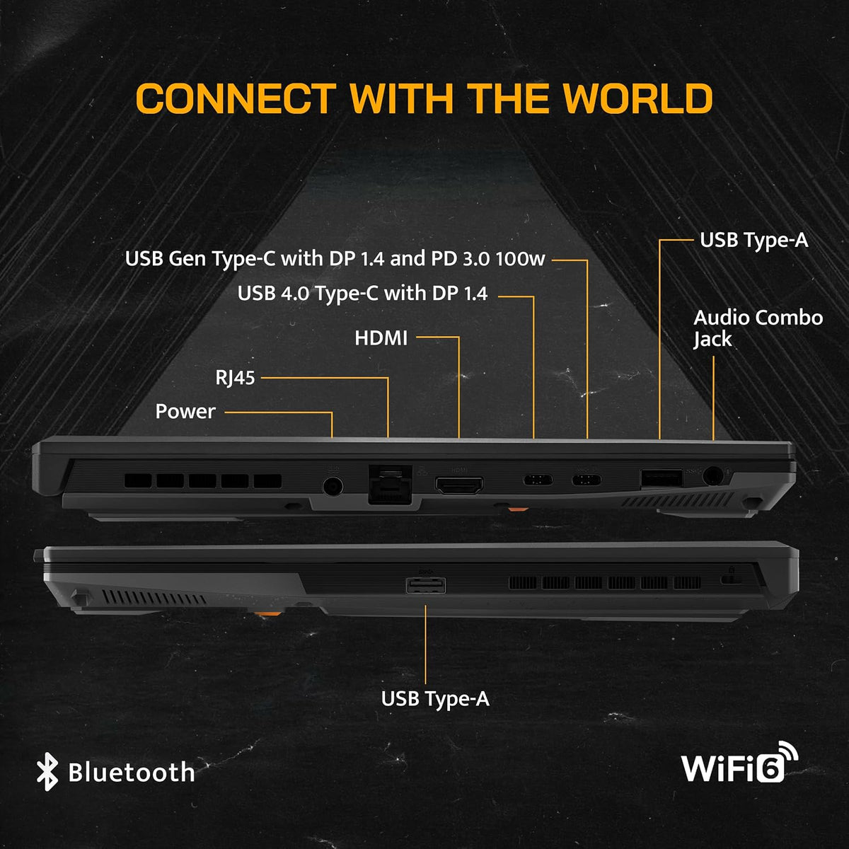 asus TUF A16 16'' FHD 165Hz Gaming Laptop, AMD Ryzen 7-7735HS, Radeon RX7600S V8G Graphics, 32GB DDR5 RAM, 1TB PCIe SSD, RGB Backlit Keyboard, Wi-Fi 6, HD Camera, Black, Win 11 Pro, 32GB USB Card