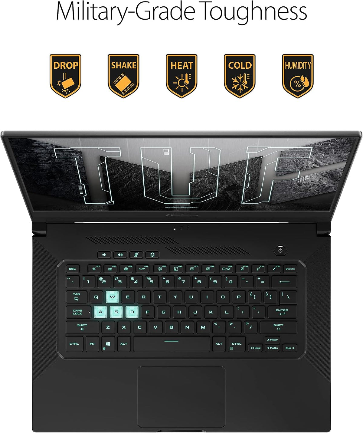 ASUS TUF Dash 15 (2021) Ultra Slim Gaming Laptop, 15.6â€ 144Hz FHD, GeForce RTX 3050 Ti, Intel Core i7-11370H, 8GB DDR4, 512GB PCIe NVMe SSD, Wi-Fi 6, Windows 10, Eclipse Grey Color, TUF516PE-AB73