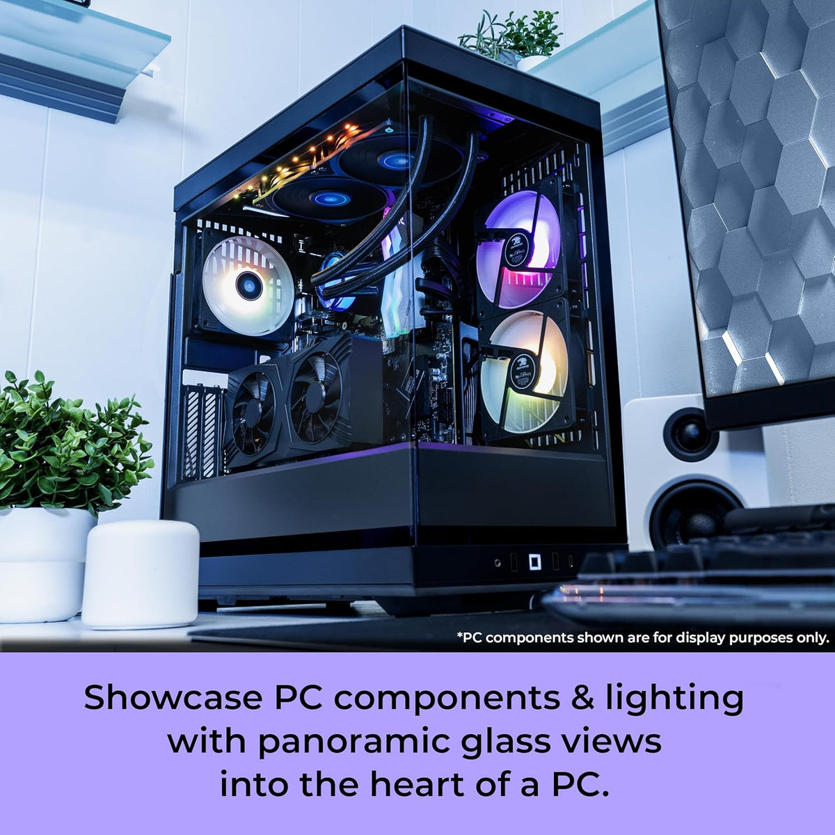 iBUYPOWER Y40 PRO Black Gaming PC Desktop Computer AMD Ryzen 7 7800X3D CPU, NVIDIA GeForce RTX 5070Ti 16GB GPU, 32GB DDR5 RGB 5200MHz RAM, 2TB NVMe SSD, Windows 11 Home, Keyboard, Mouse - Y40BA7N57T01
