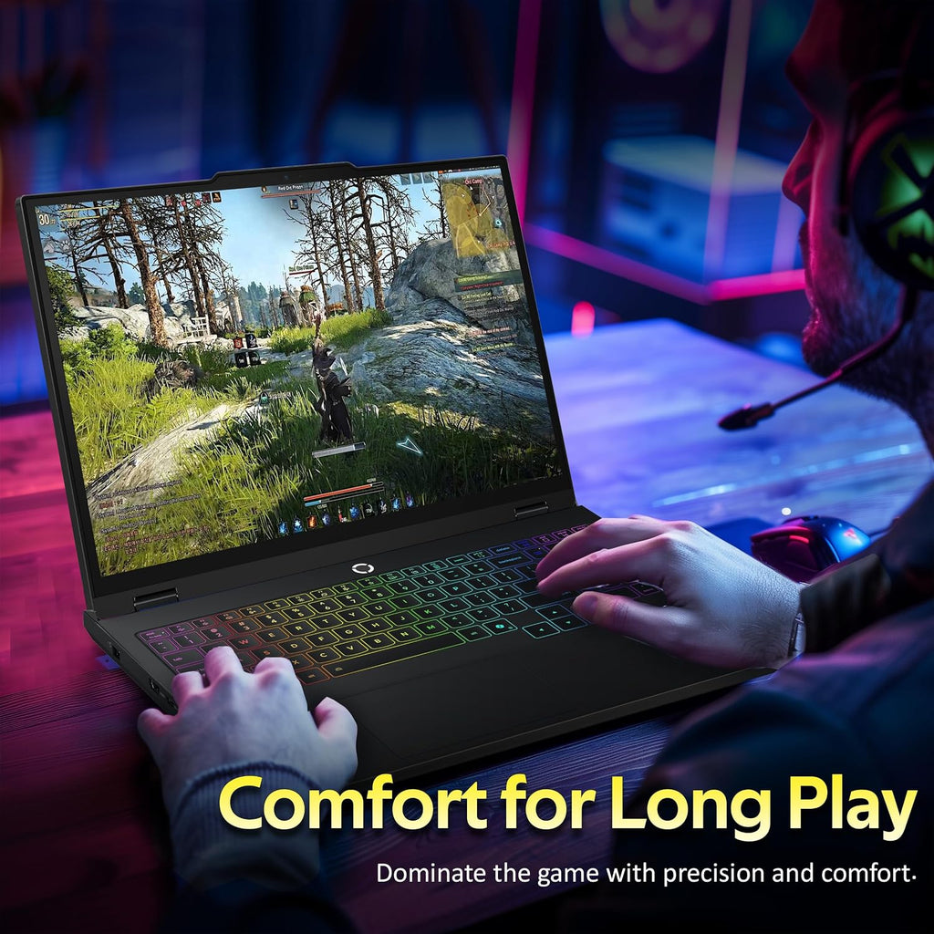 Lenovo Legion Pro 5 16' WQXGA 240Hz Gaming Laptop, AMD Ryzen 9 8945HX, NVIDIA GeForce RTX 5060, 32GB DDR5, 2TB SSD, 24-Zone RGB Backlit Keyboard, WiFi 7, Win 11 Pro, Black, 1TB Docking Station Set