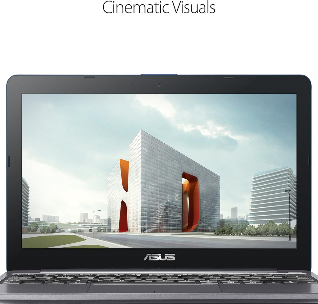 ASUS L203MA-DS04 VivoBook L203MA Laptop, 11.6' HD Display, Intel Celeron Dual Core CPU, 4GB RAM, 64GB Storage, USB-C, Windows 10 Home In S Mode, Up To 10 Hours Battery Life, One Year Of Microsoft 365