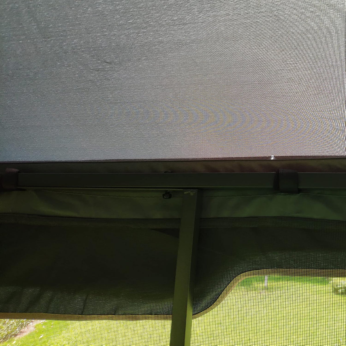 YOPTO 10x10 FT Patio Steel Gazebo,Canopy Tent wiht Ventilated Double Roof and Mosquito Net,(Detachable Mesh Screen On All Sides),Waterproof Garden Pergola for Backyard,Swimming Pool,Gray