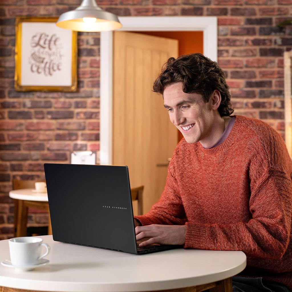 ASUS Vivobook S16 Laptop, Copilot+ PC, AMD Ryzen AI 7 350 with XDNA NPU, 16GB Memory, 1TB SSD, Neutral Black, M5606KA-DS76