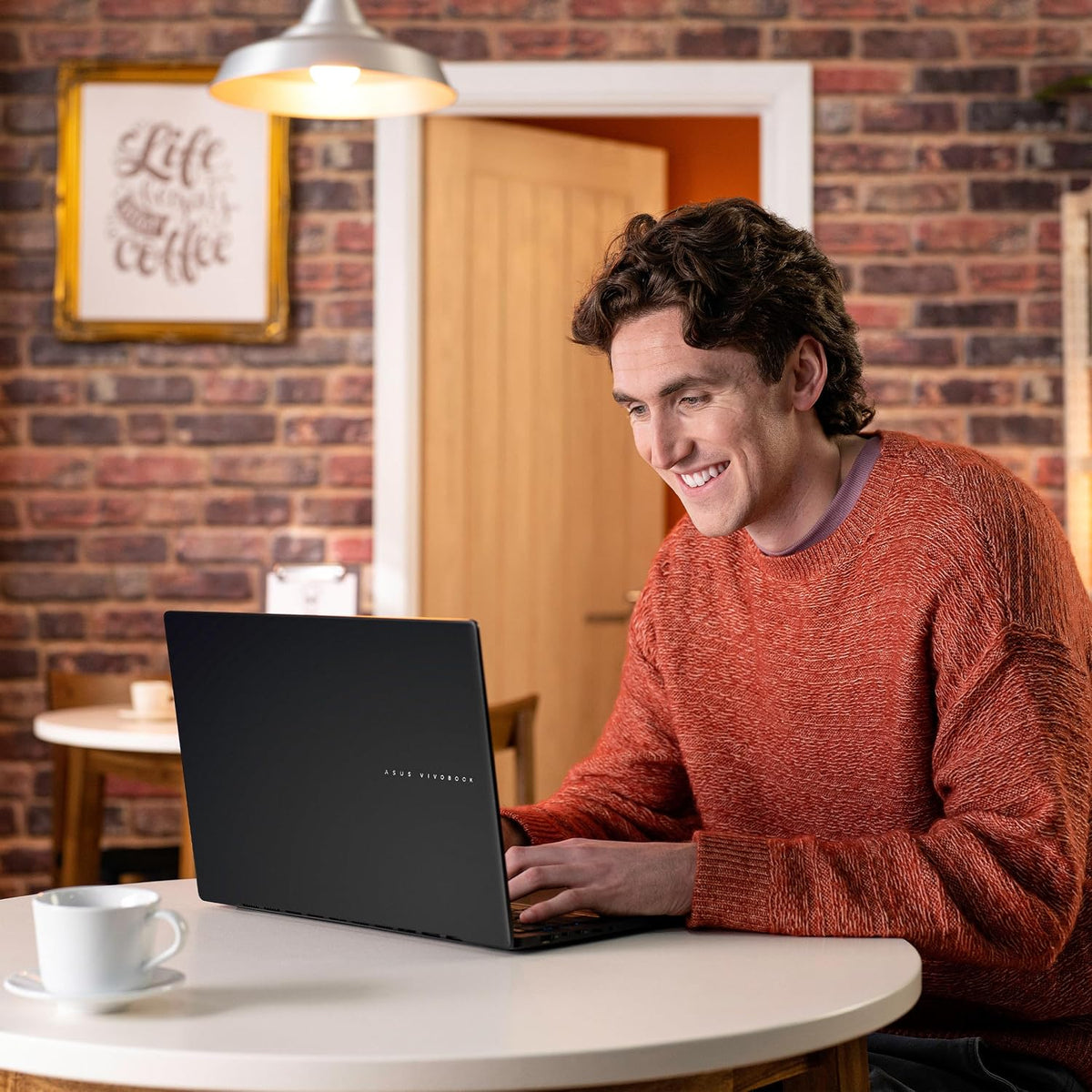 ASUS Vivobook S16 Laptop, Copilot+ PC, AMD Ryzen AI 7 350 with XDNA NPU, 16GB Memory, 1TB SSD, Neutral Black, M5606KA-DS76