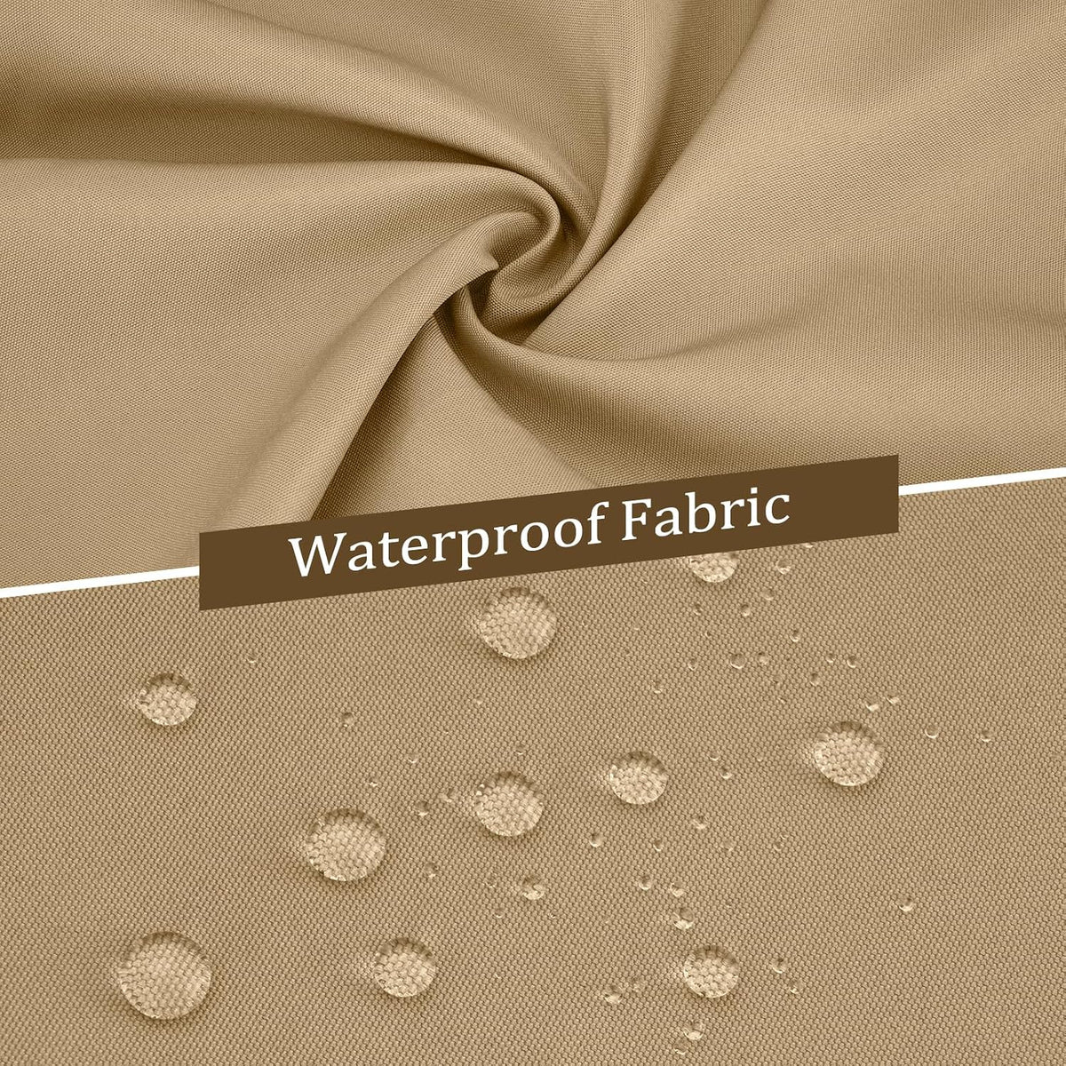 12'x12' Gazebo Curtains Outdoor Waterproof, 4-Panels Sidewalls with Zipper, Universal Replacement for Patio Privacy Screen(Only Curtains)