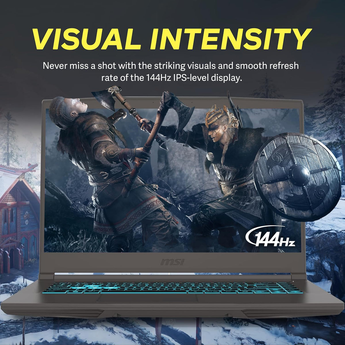 msi Thin A15 15.6' FHD 144Hz Gaming Laptop, AMD Ryzen 5 7535HS, 64GB DDR5, 5TB Storage(4TB SSD+1TB Docking Station Set), NVIDIA GeForce RTX 4050 6GB GDDR6, Backlit Keyboard, Wi-Fi 6E, Win 11, Black