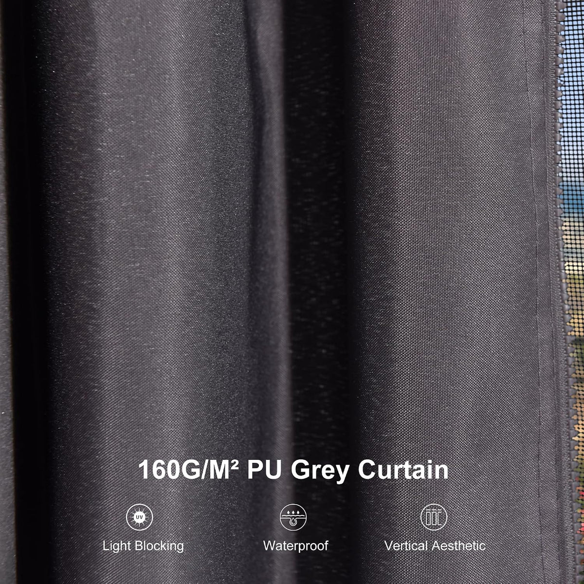 PURPLE LEAF 10' X 12' Hardtop Gazebo Metal Double Roof White Aluminum Frame Outdoor Heavy Duty Gazebo with Curtain and Netting for Patio Garden and Backyard, Grey