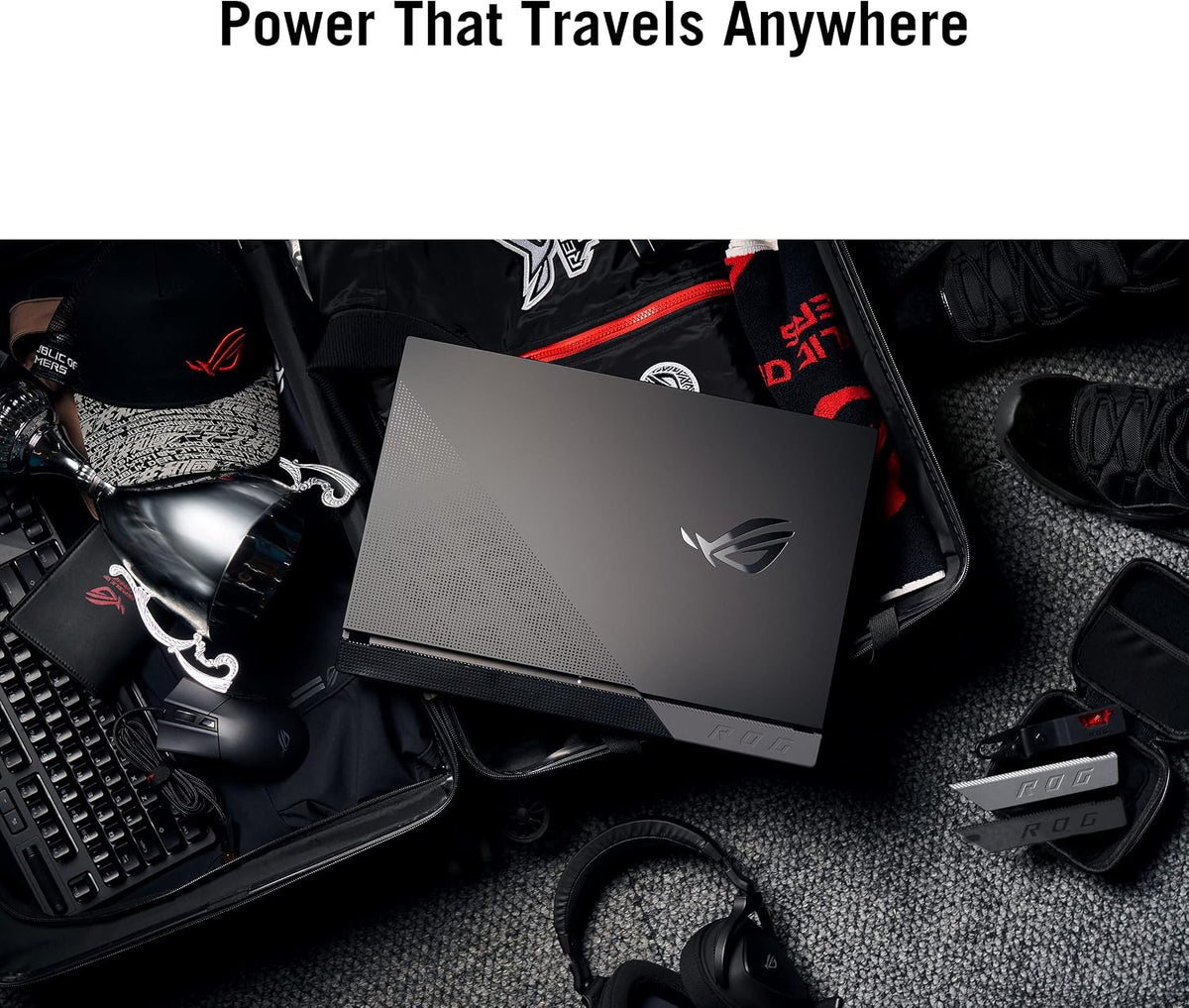 ASUS ROG Strix Scar 15 Gaming Laptop, 15.6' 300Hz IPS Type FHD Display, NVIDIA GeForce RTX 3080, AMD Ryzen 9 5900HX, 16GB DDR4, 1TB SSD, Opti-Mechanical Per-Key RGB Keyboard, Windows 11, G533QS-DS94