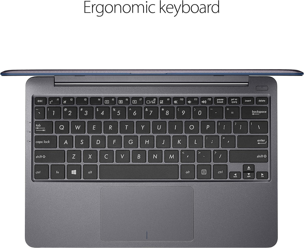 ASUS L203MA-DS04 VivoBook L203MA Laptop, 11.6' HD Display, Intel Celeron Dual Core CPU, 4GB RAM, 64GB Storage, USB-C, Windows 10 Home In S Mode, Up To 10 Hours Battery Life, One Year Of Microsoft 365