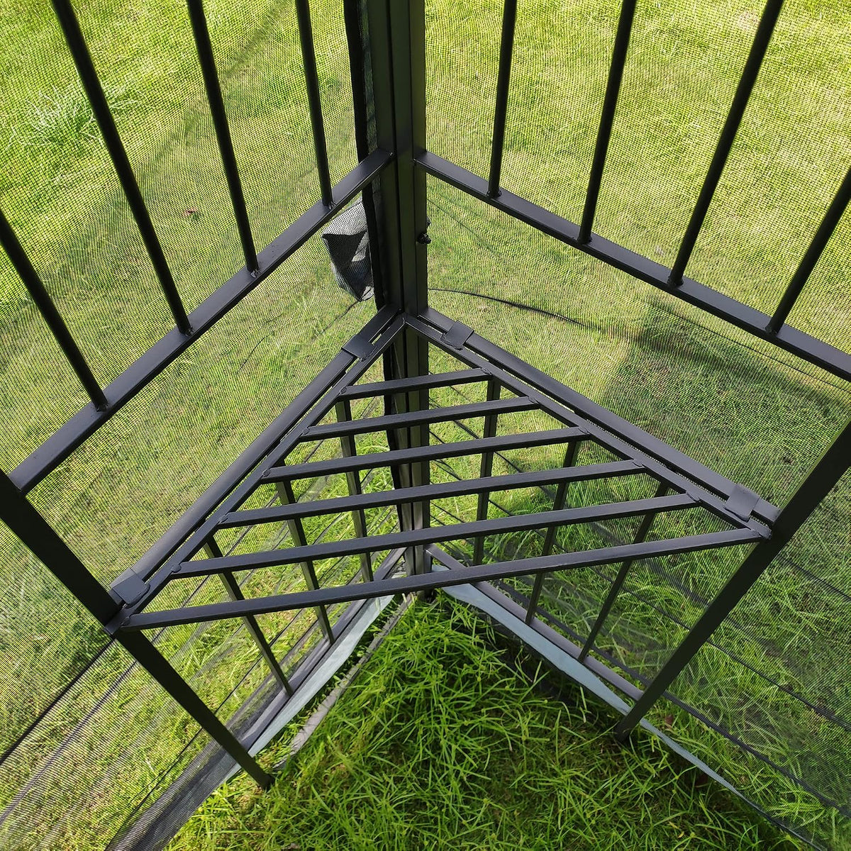 YOPTO 10x10 FT Patio Steel Gazebo,Canopy Tent wiht Ventilated Double Roof and Mosquito Net,(Detachable Mesh Screen On All Sides),Waterproof Garden Pergola for Backyard,Swimming Pool,Gray